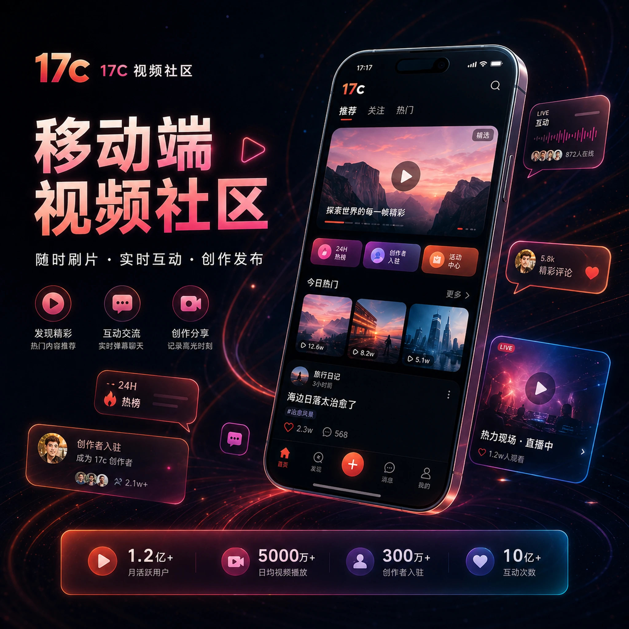 17C APP创作体验创作学习场景
