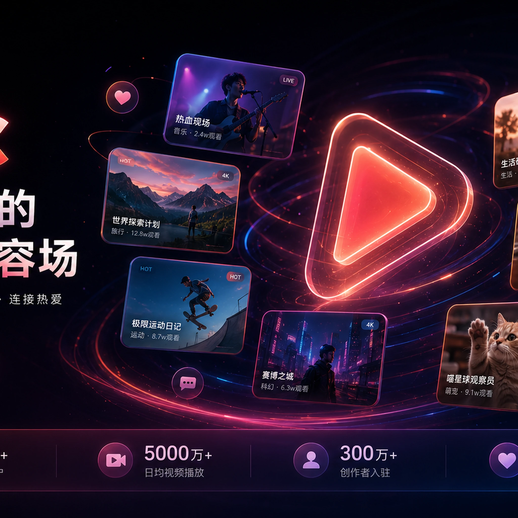 视频教程创作学习场景